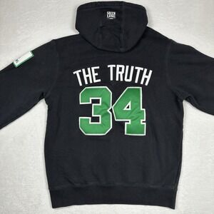 Rare Boston Celtics Hoodie Paul Pierce The Truth#34 Sport-Tek Green Line Apparel